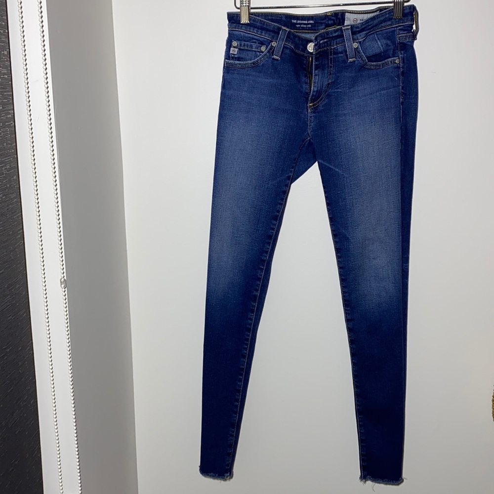 Aged denim The legging ankle with super skinny ankle